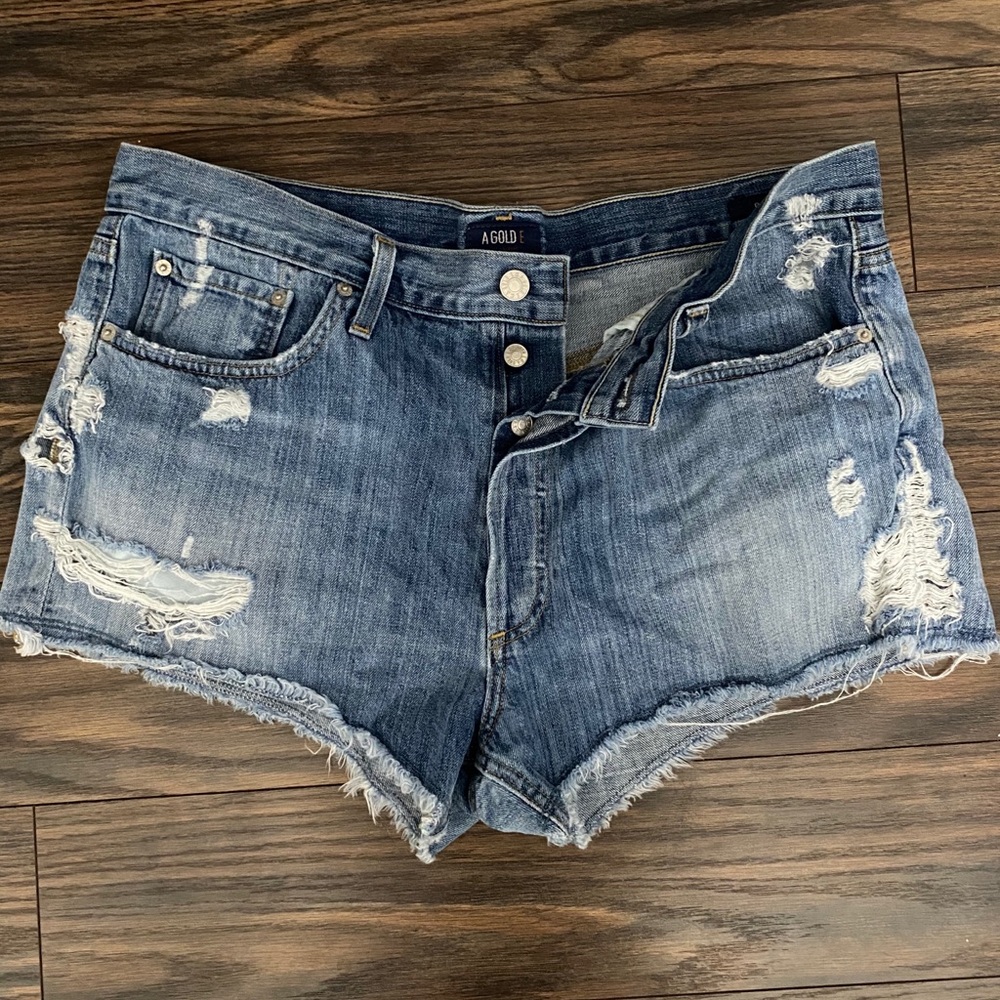 AgoldE Parker Cut Off Jean Shorts